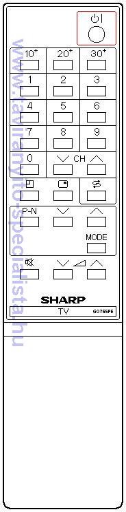 SHARP TV G0755PE tvirnyt