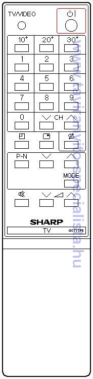 SHARP TV G0777PE tvirnyt