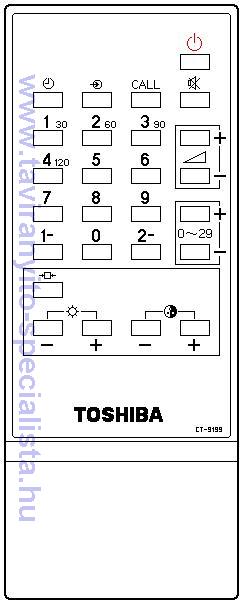 TOSHIBA TV CT-9199 tvirnyt