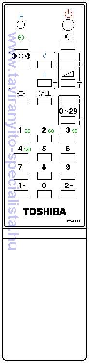 TOSHIBA TV CT-9292 tvirnyt