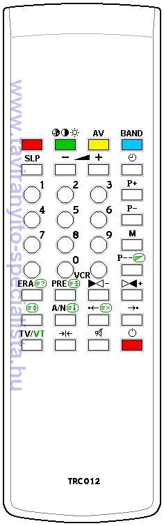 VIDEOTON TV TRC012 tvirnyt